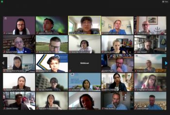 Screenshot of participants at the workshop