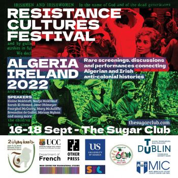 Poster for Resistance Cultures Festival