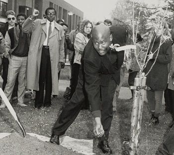 Mandela scholarship tree planting ceremony