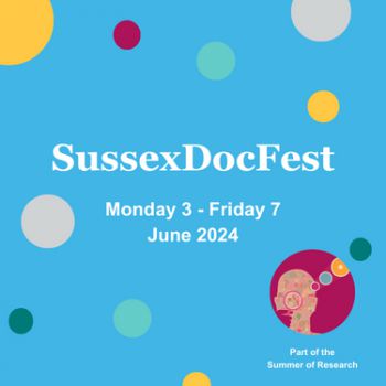 SussexDocFest 2024 branded image