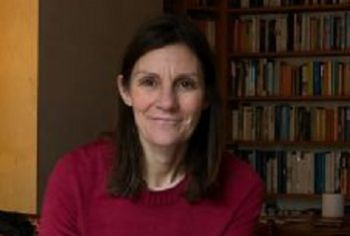 Image of Eleanor Cartwright in front of bookcase
