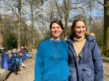 Dr Lucila Newell (left), Principal Investigator on the Ripple Effect project