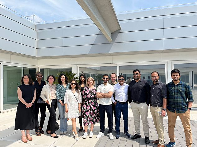 MBA students MBA students outside the Rossimoda shoe factory with talent acquisition and development manager Alessia Fiorotto, MBA director Zahira Jaser and deputy director Claire Tingsager
