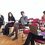 Nafsika Alexiadou (Umeå) with Matyas Szabo, Georgeta Munteanu and Prem Kumar Rajaram discussing RGPP