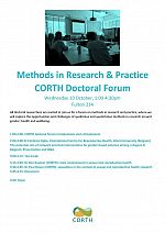 Methods in Research & Practice: CORTH Doctoral Forum