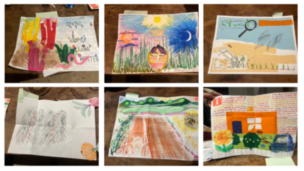 Six story maps made by workshop participants, farmers and growers reflecting on their journey's into landwork Six story maps reflecting different farmers and growers journeys into landwork